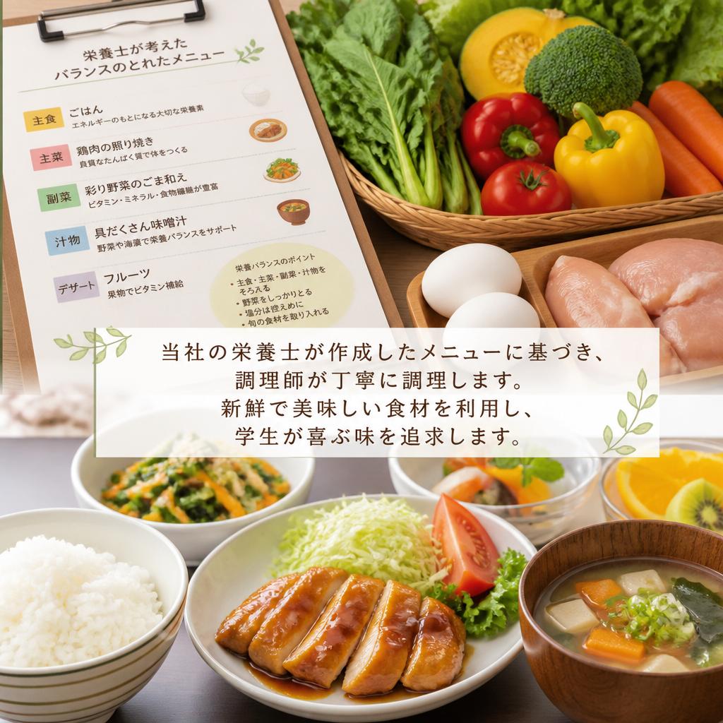 栄養士と調理師のタッグ